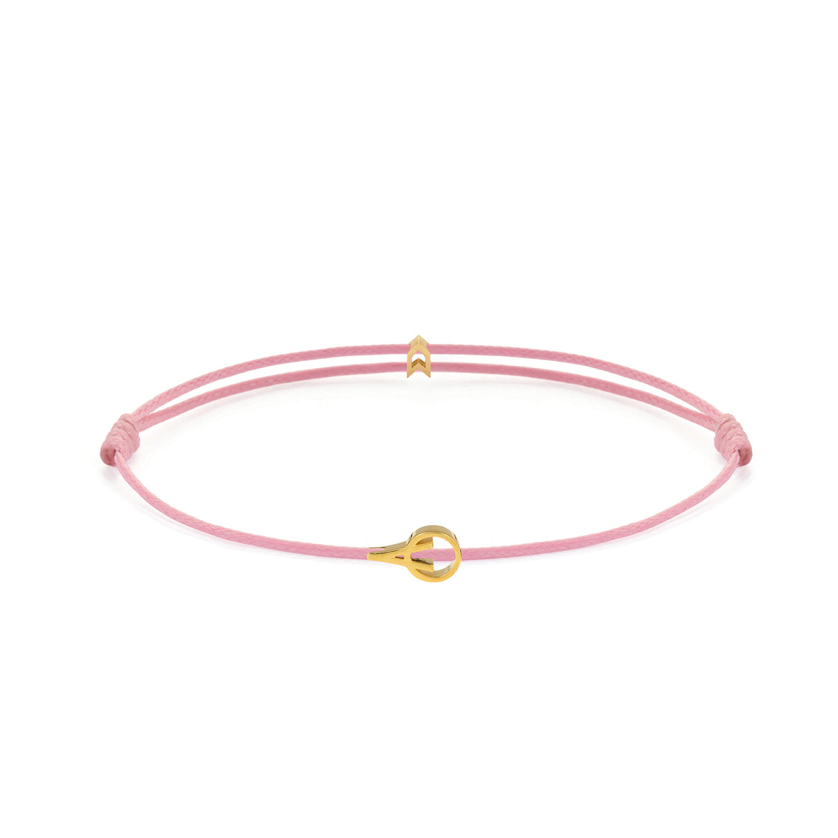 Pink Padel Chance Bracelet in Gold