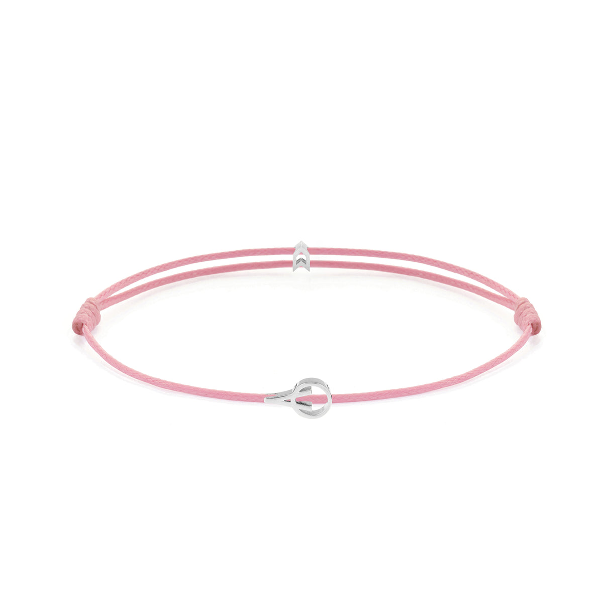 Pink Padel Chance Bracelet in Silver
