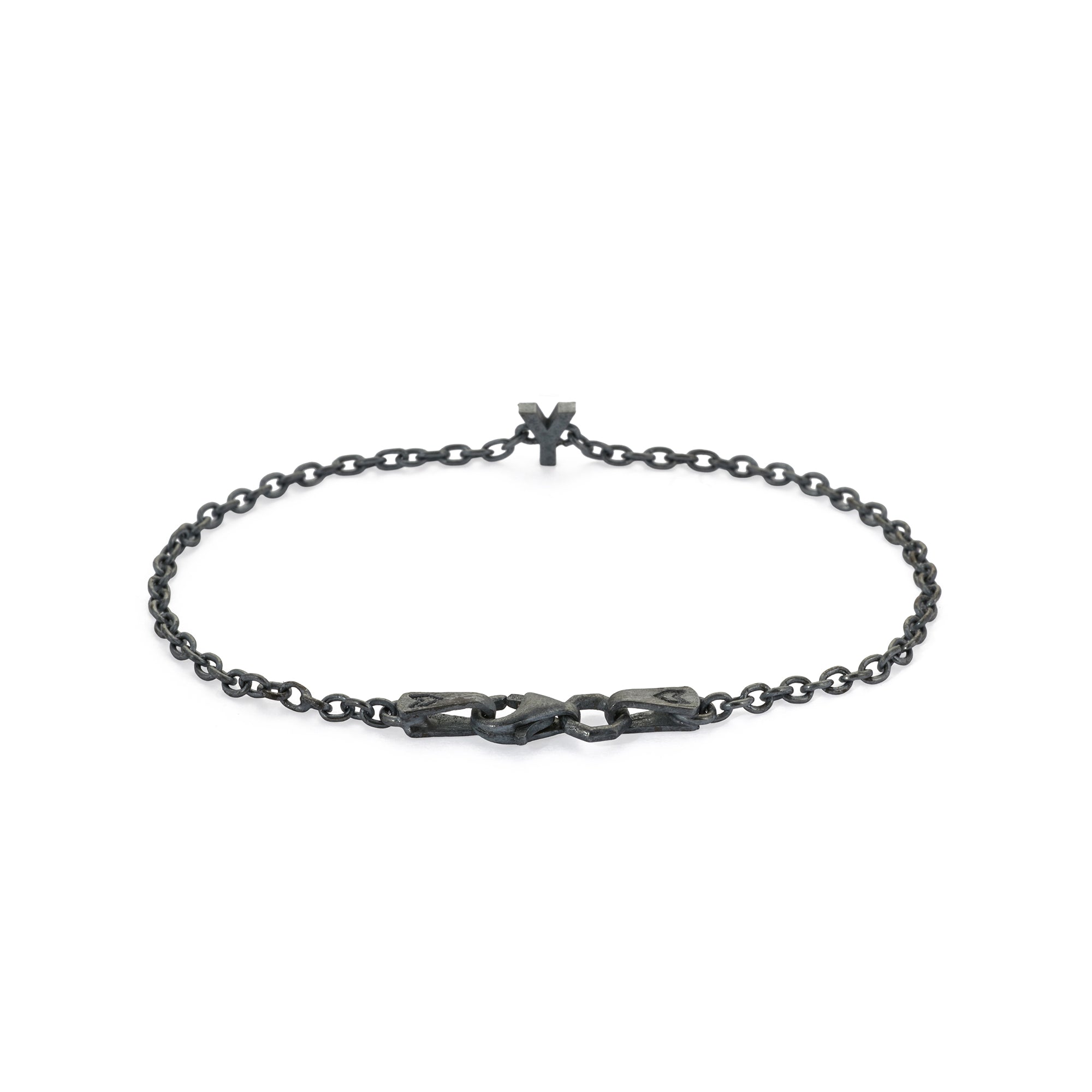 Alphabet Chain Bracelet in Oxide