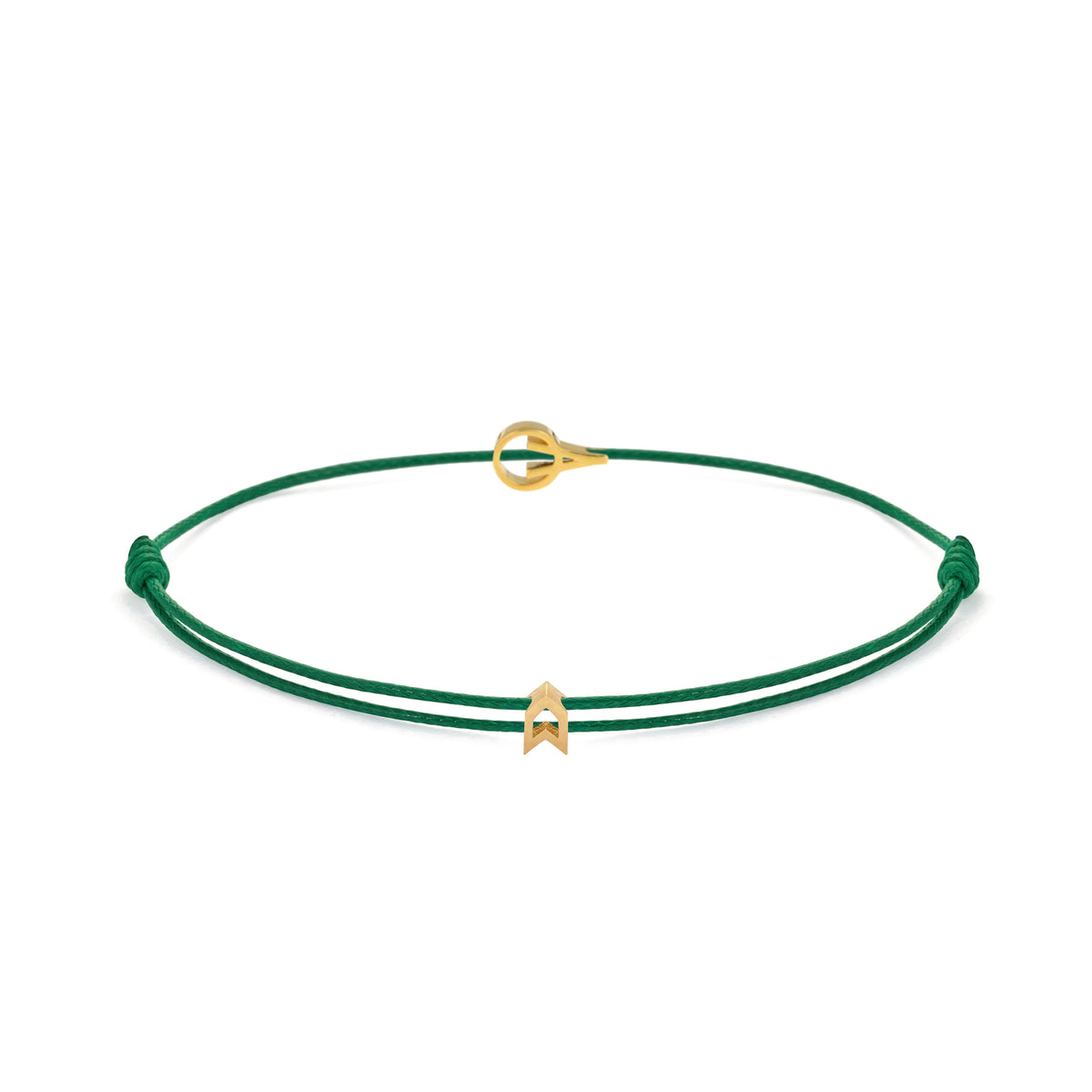 Green Padel Chance Bracelet in Gold