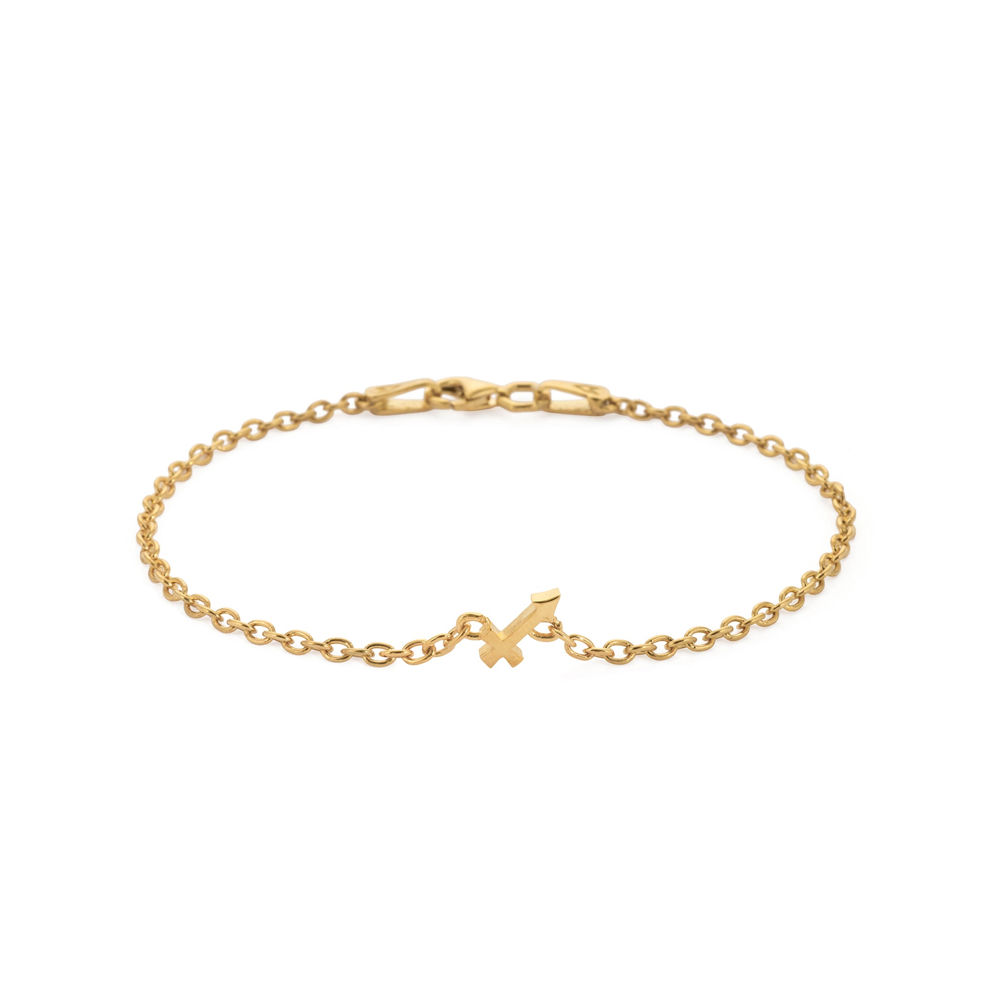 Zodiac Chain Bracelet in Gold