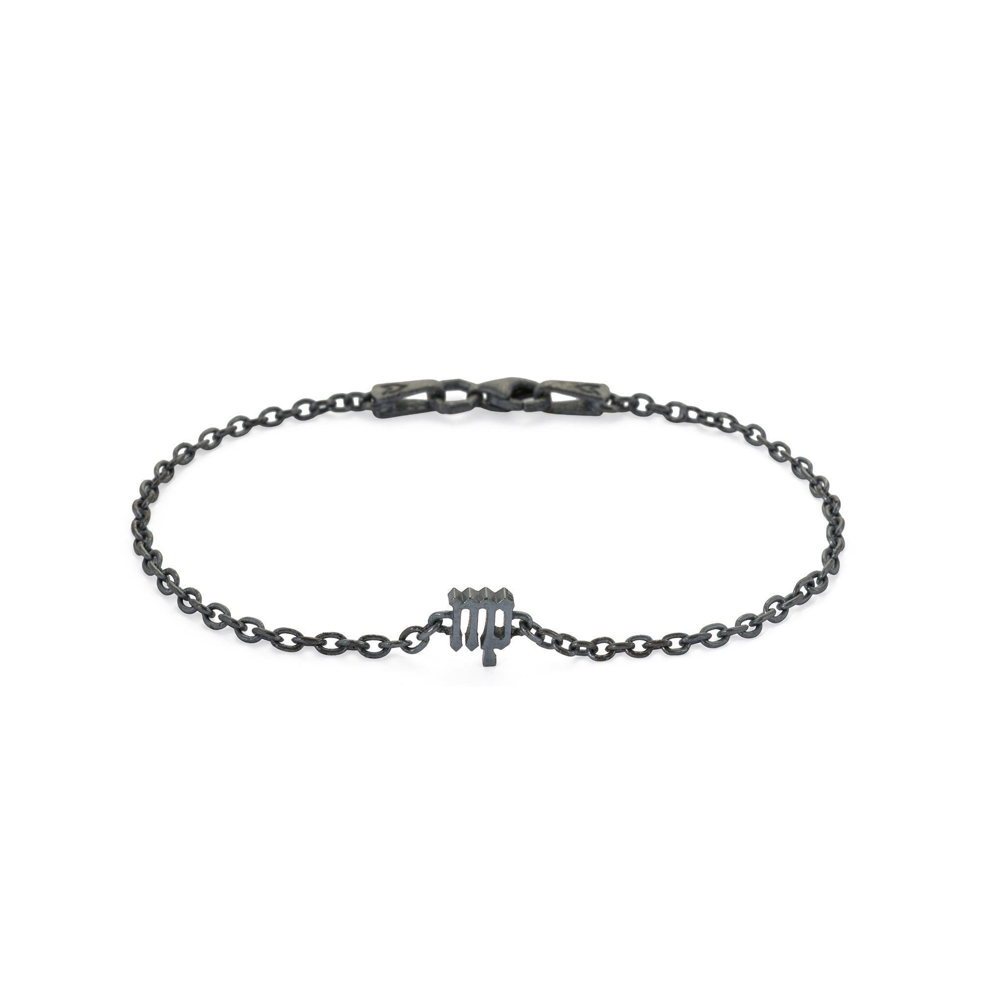 Zodiac Chain Bracelet in Oxide