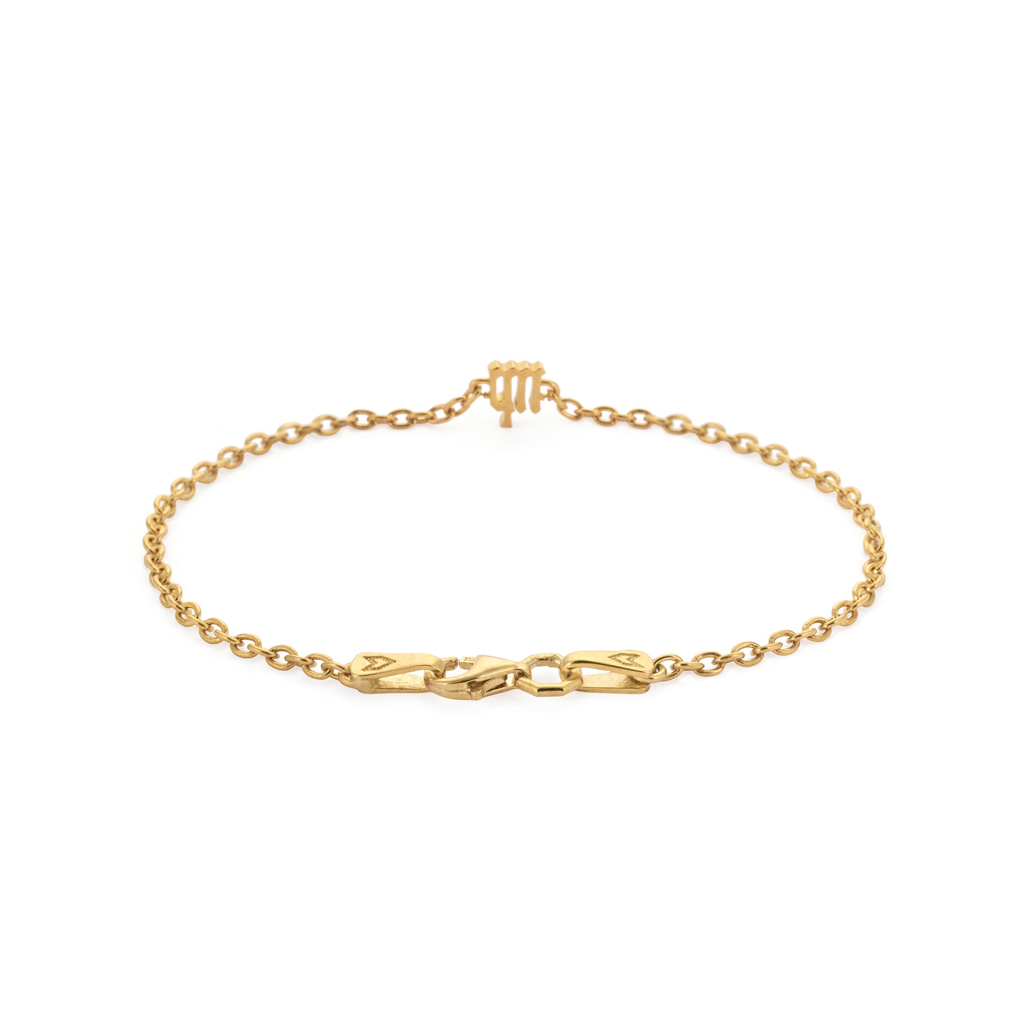Zodiac Chain Bracelet in Gold