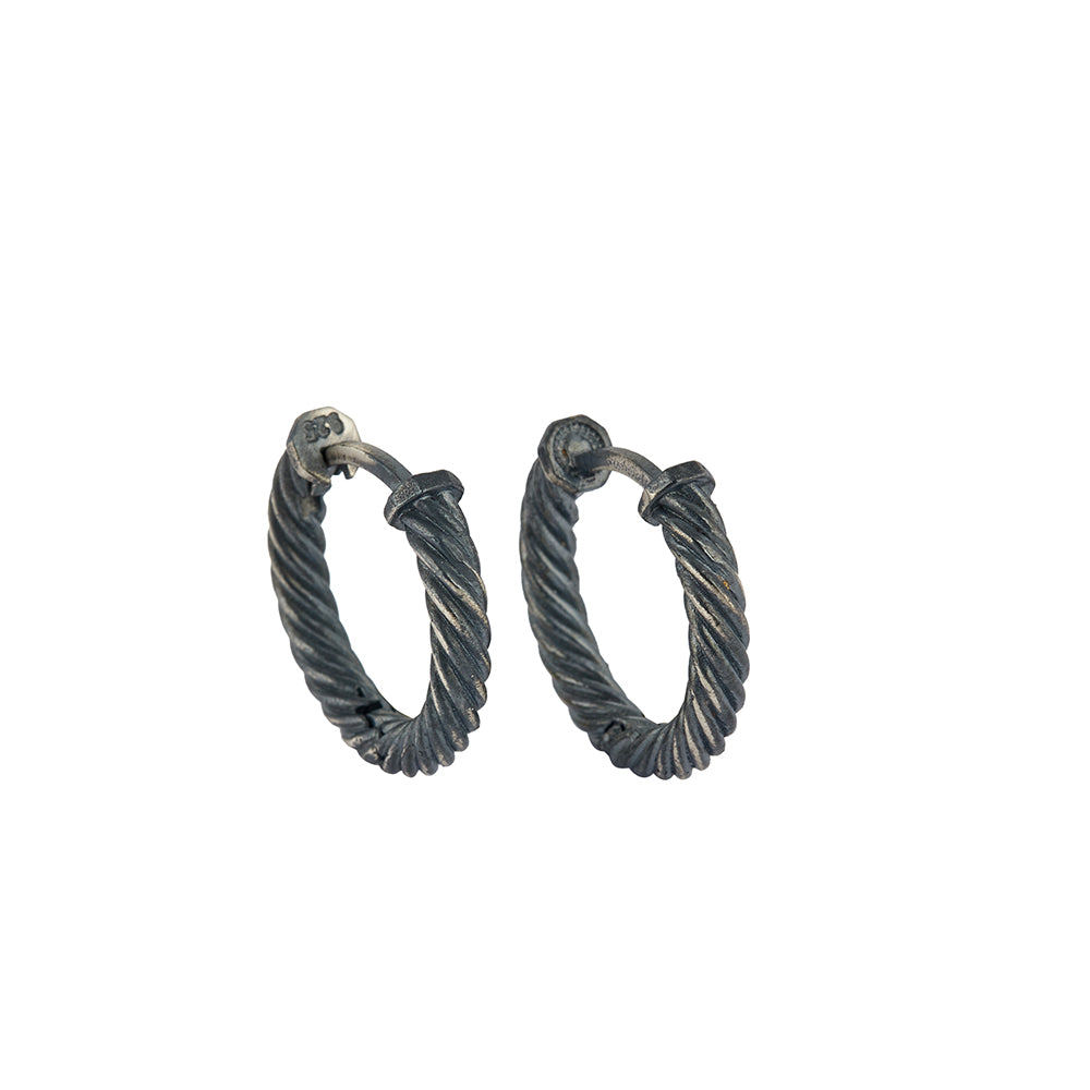 Helical Earrings in Oxide
