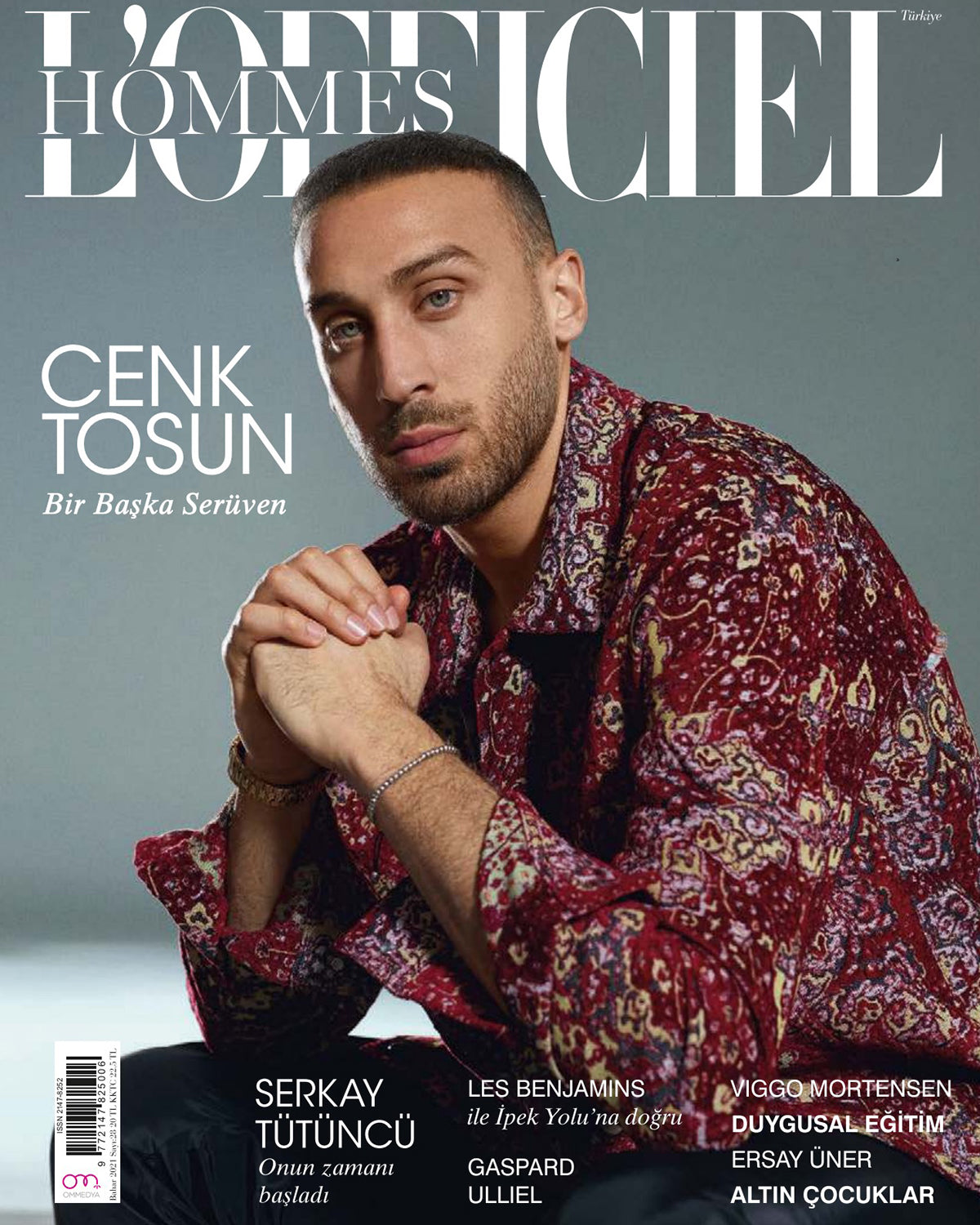 Atolyewolf Jewelry on the cover of L'Officiel Hommes