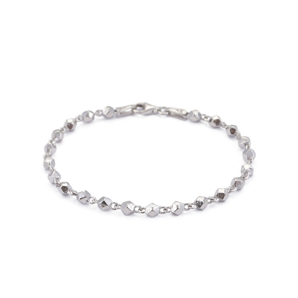 Octaballs Chain Bracelet in Silver