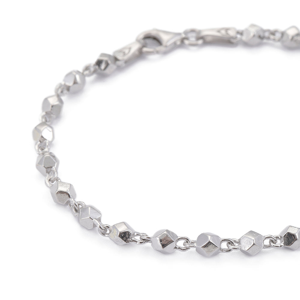 Octaballs Chain Bracelet in Silver