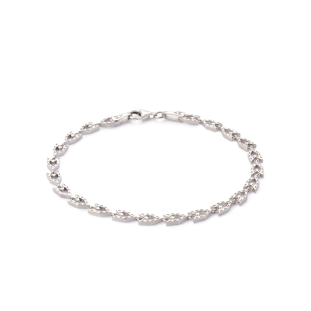 Logos Bracelet in Silver