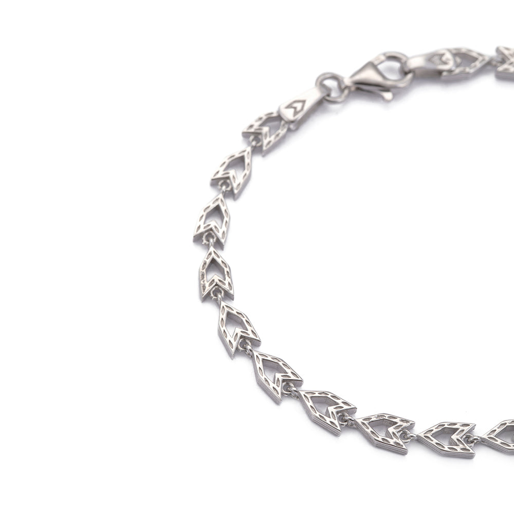 Logos Bracelet in Silver