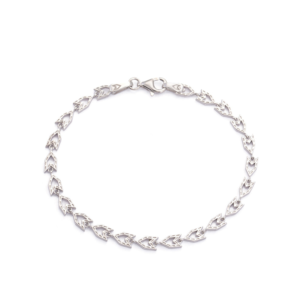 Logos Bracelet in Silver