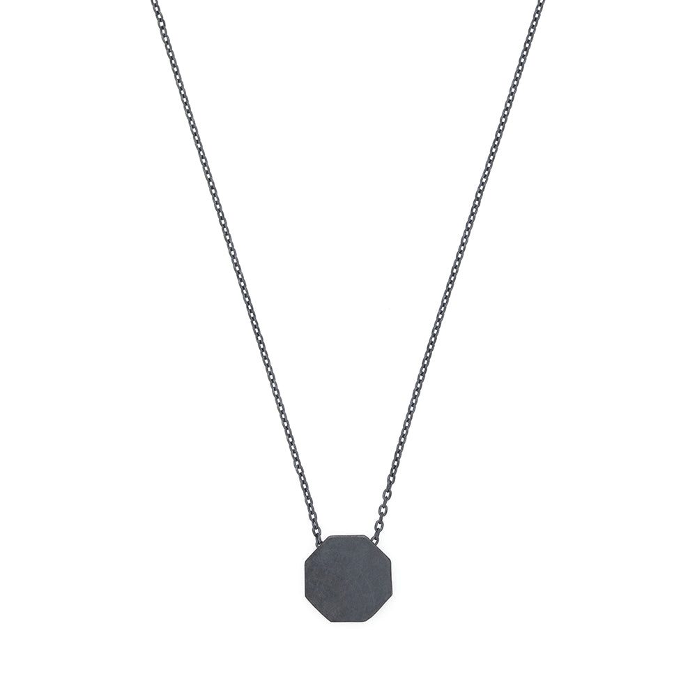 Full Octagonal Necklace in Oxide