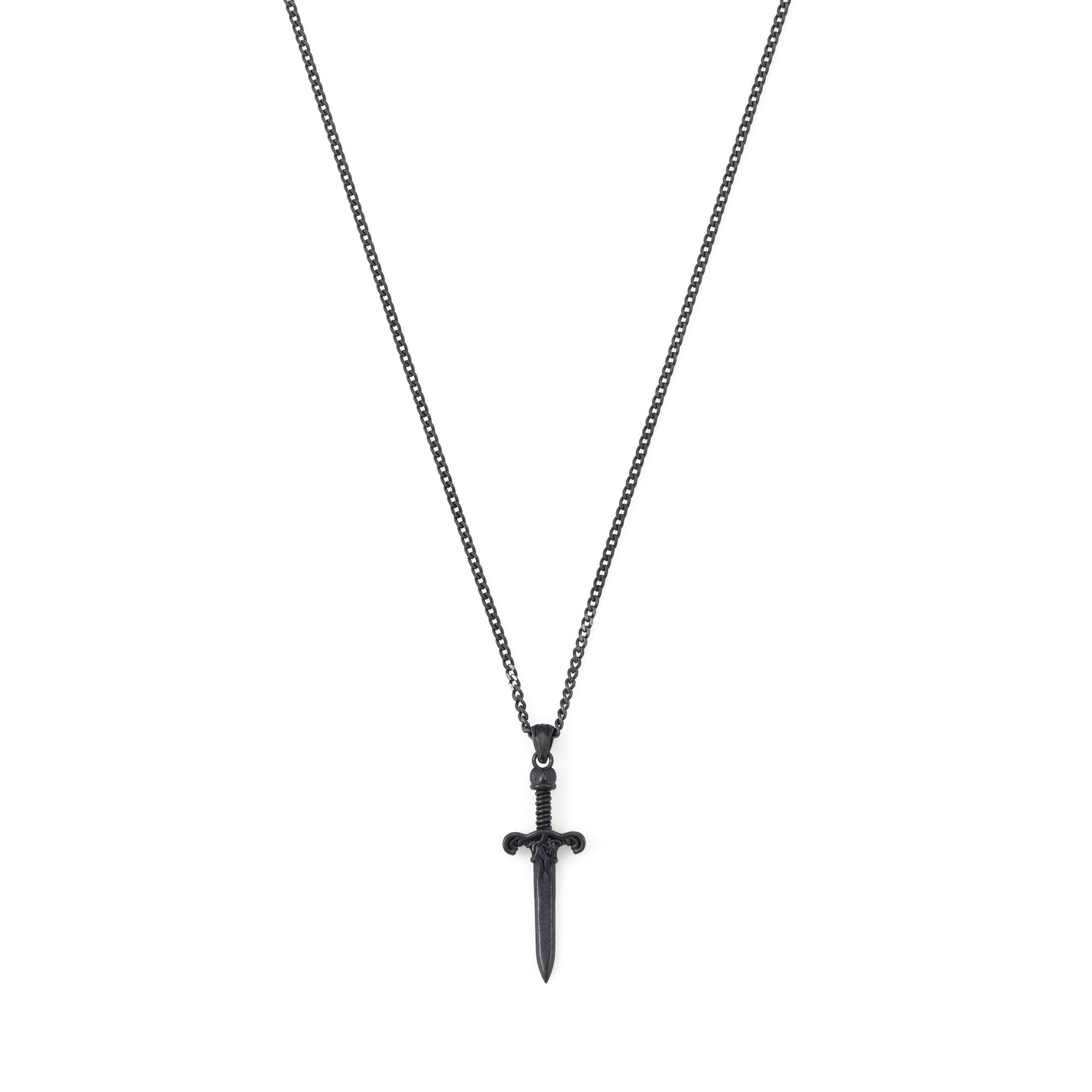 Sword Necklace in Oxide