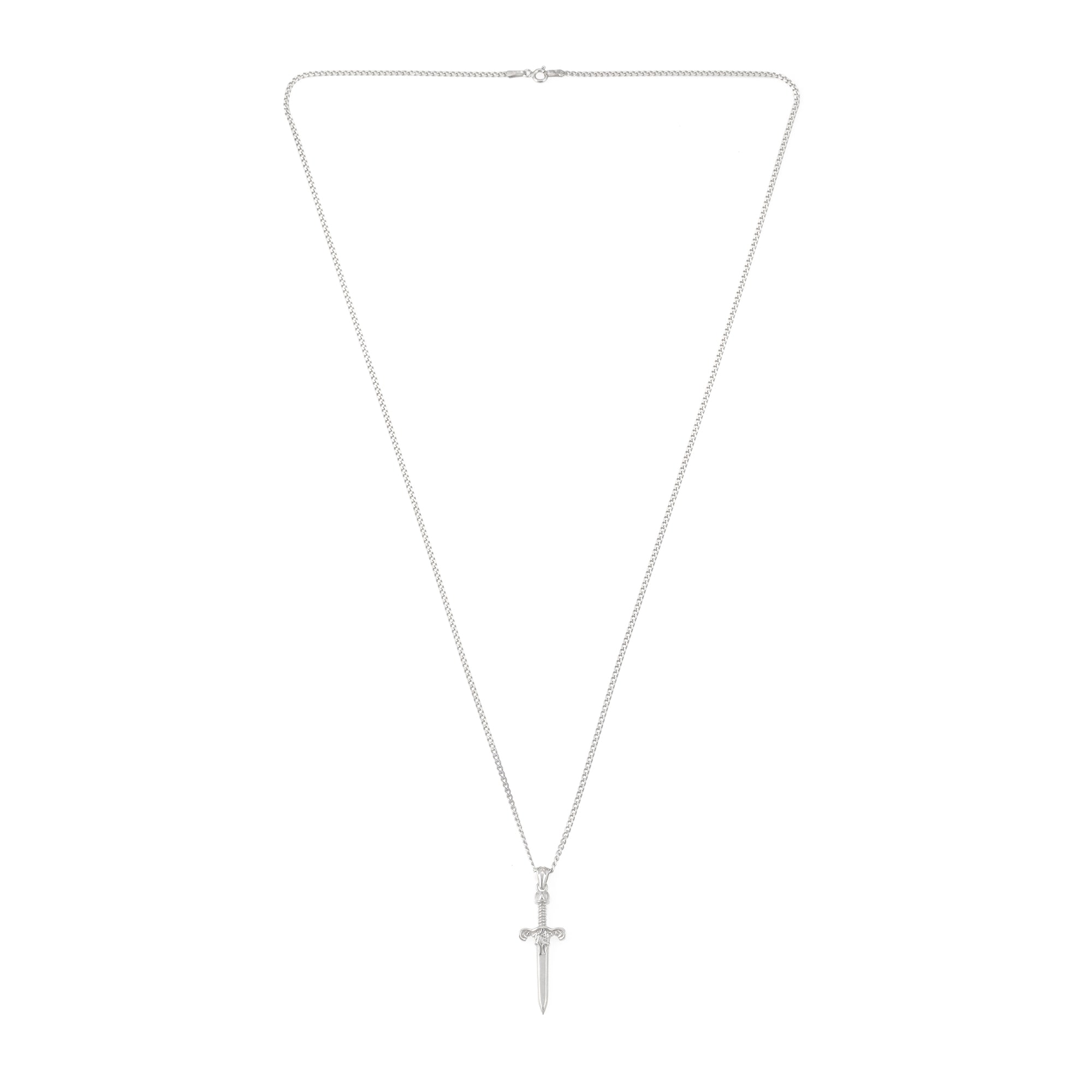 Sword Necklace in Silver