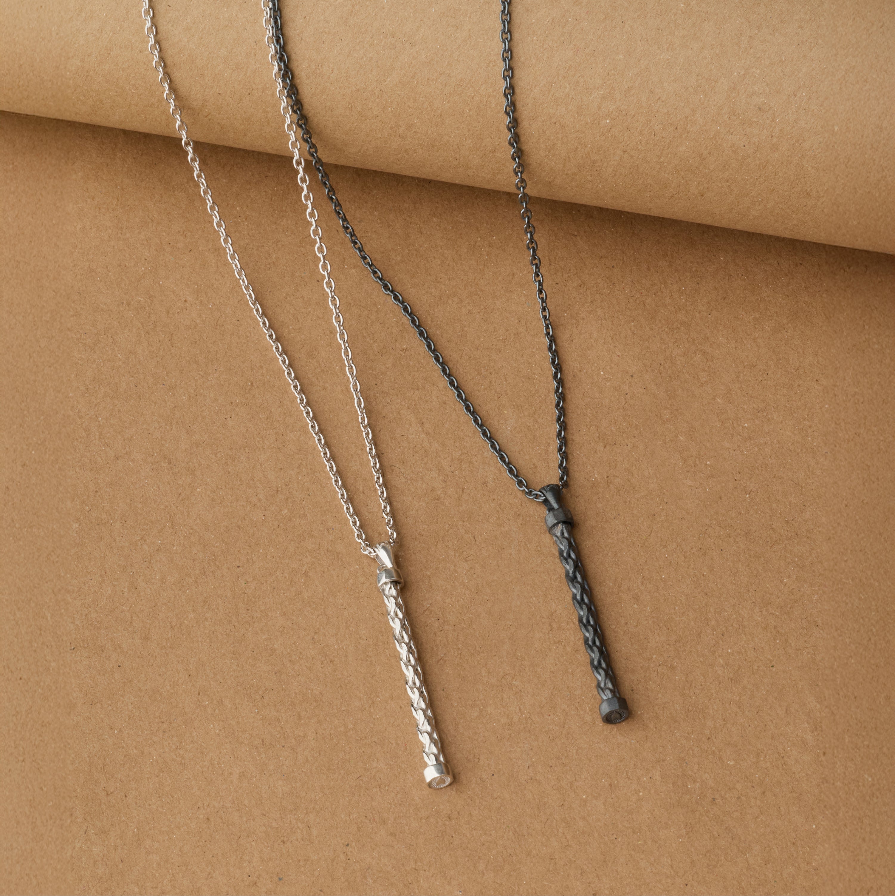Mesh Necklace in Silver