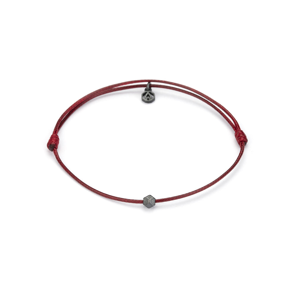 Claret Red Chance Bracelet in Oxide