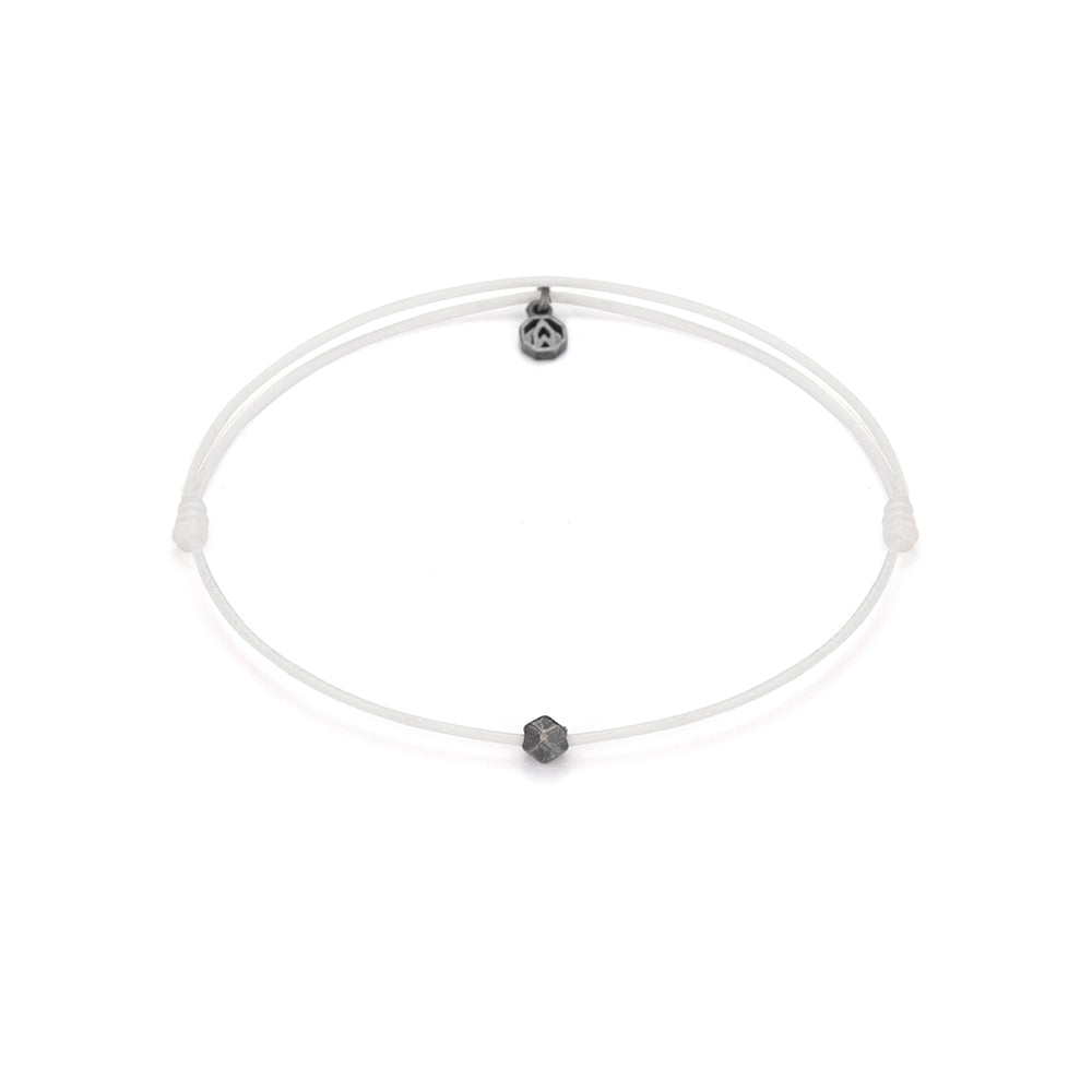 White Chance Bracelet in Oxide