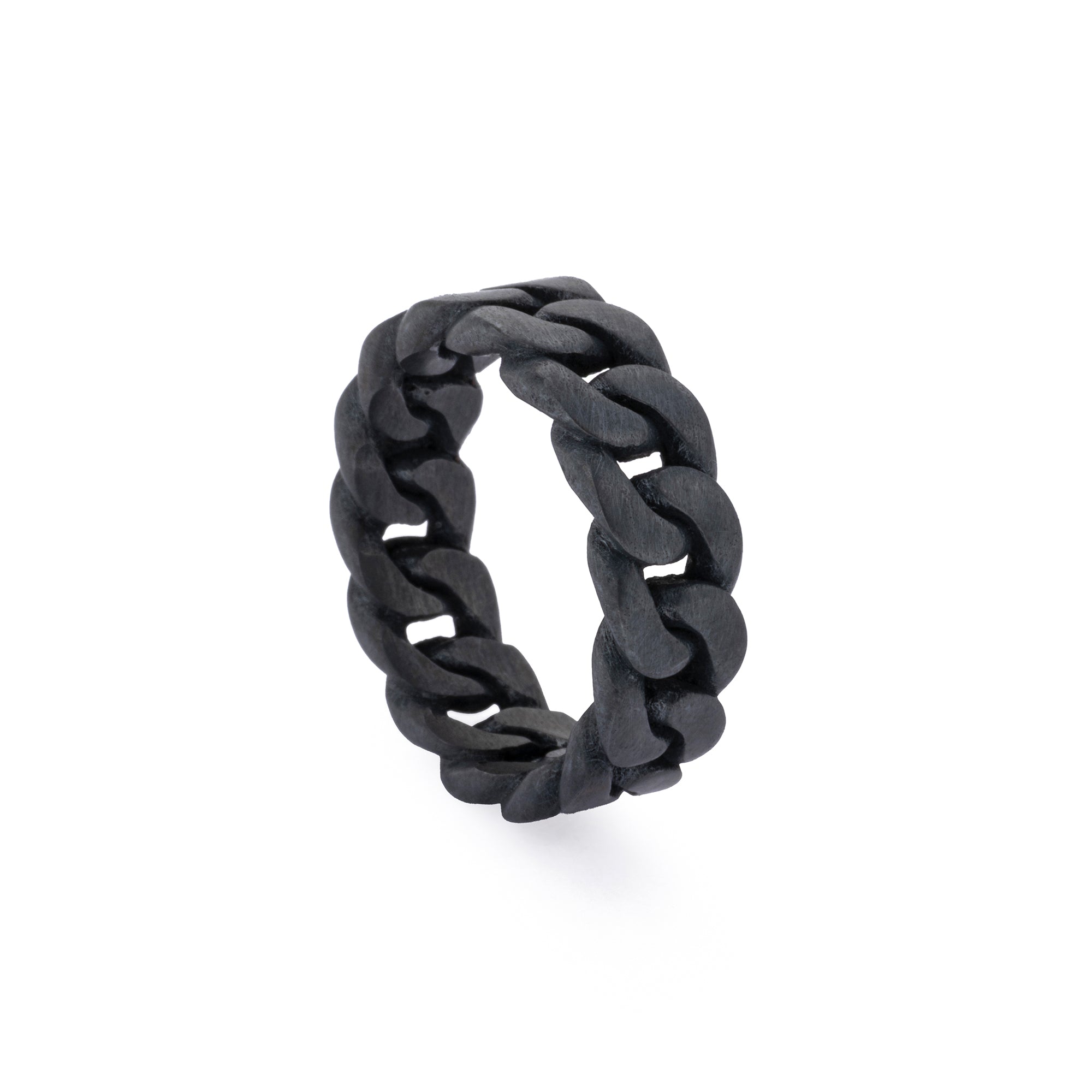 Curb Chain Ring in Oxide