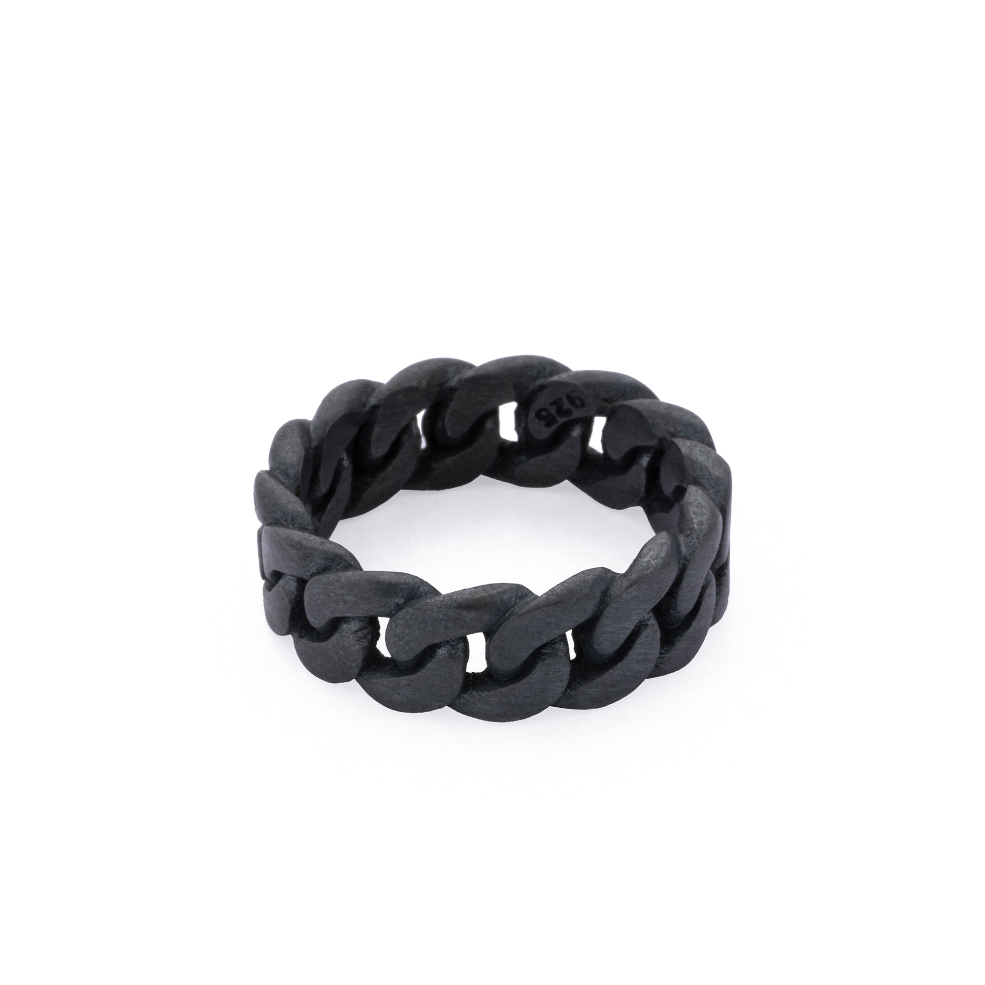 Curb Chain Ring in Oxide