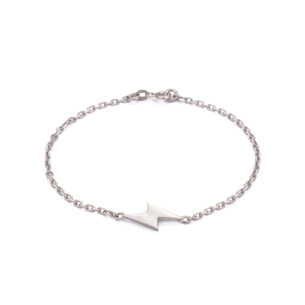 Basic Lightning Bracelet in Silver