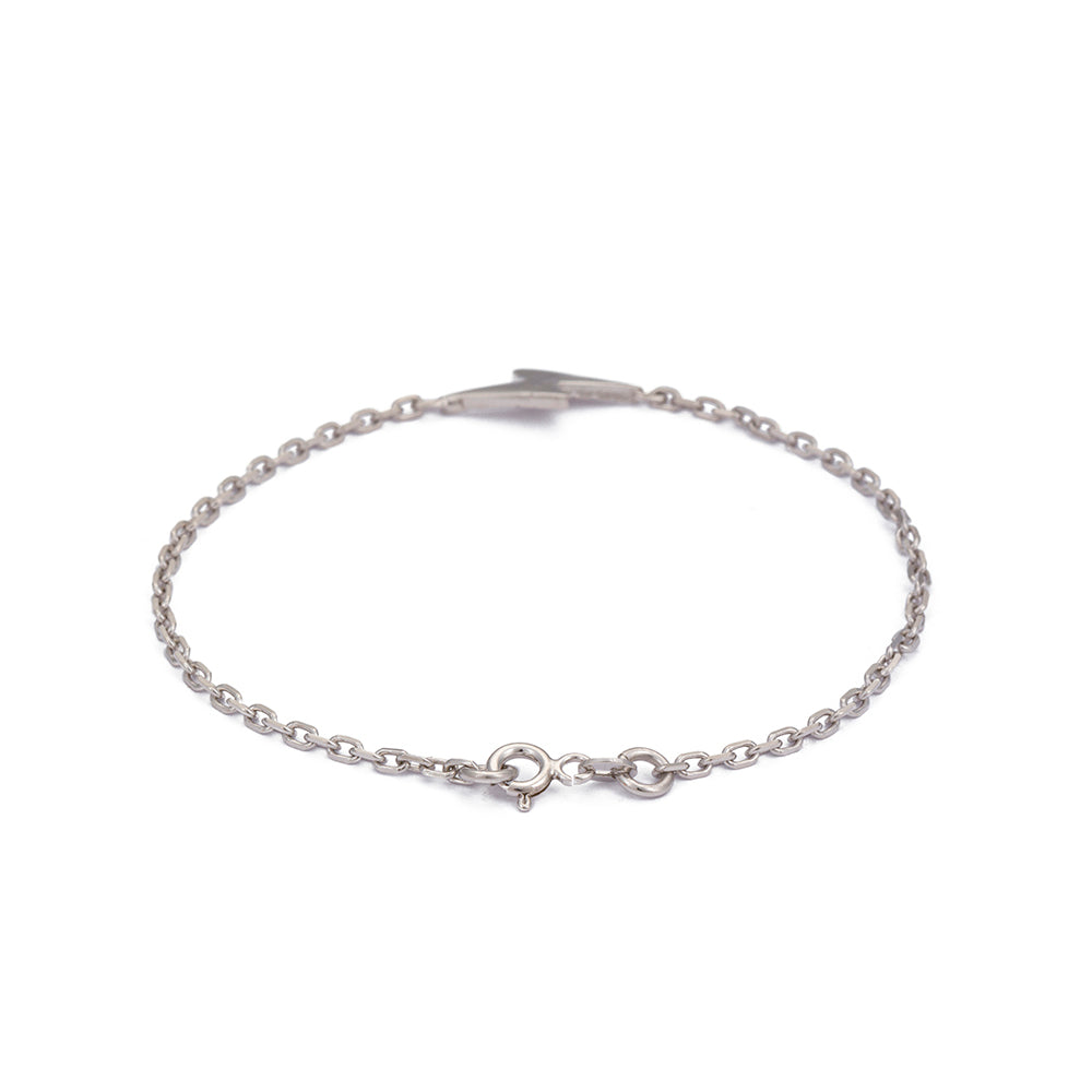 Basic Lightning Bracelet in Silver