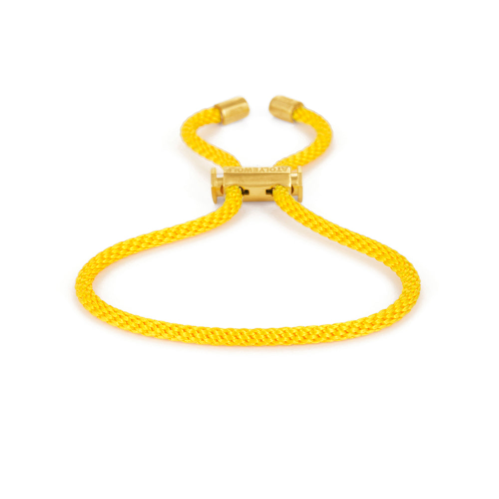 Altın rengi sarı dantel bileklik