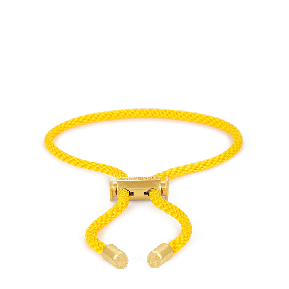 Altın rengi sarı dantel bileklik