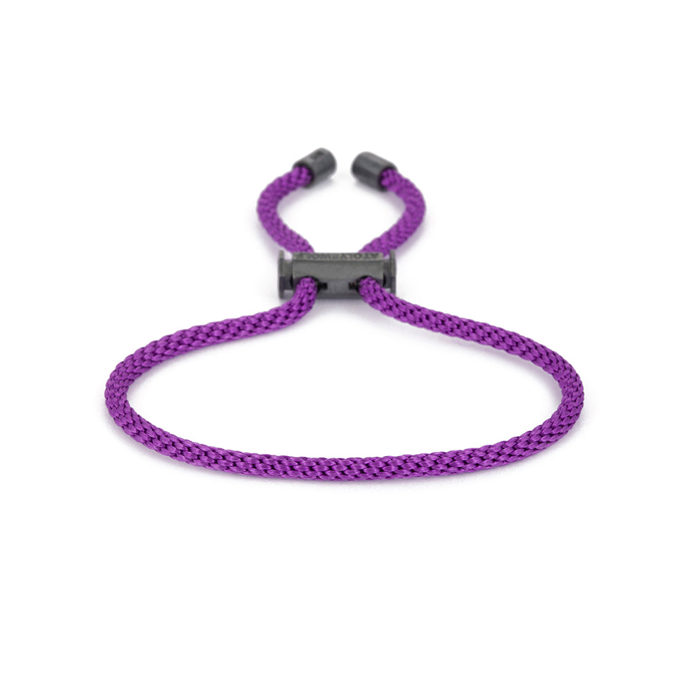 Purple Lace Bracelet in Oxide