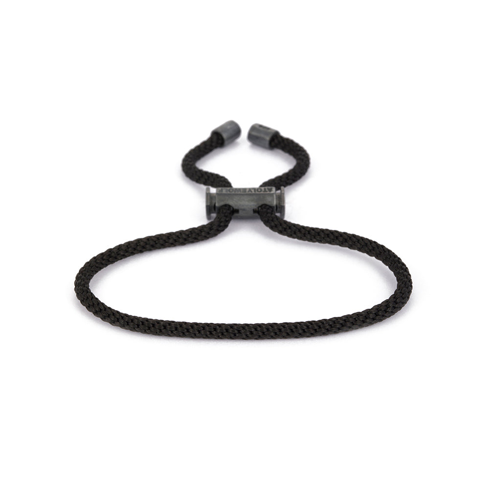 Black Lace Bracelet in Oxide