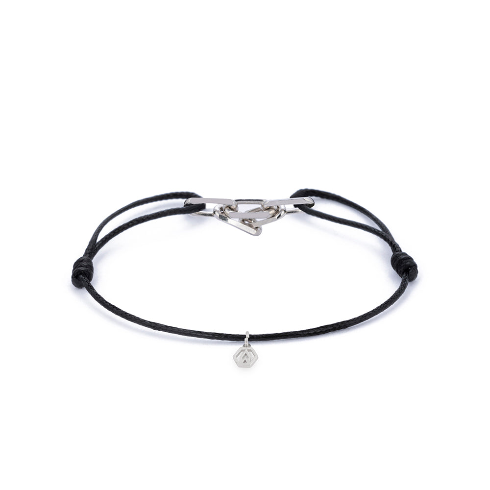 Double Forsa String Bracelet in Silver