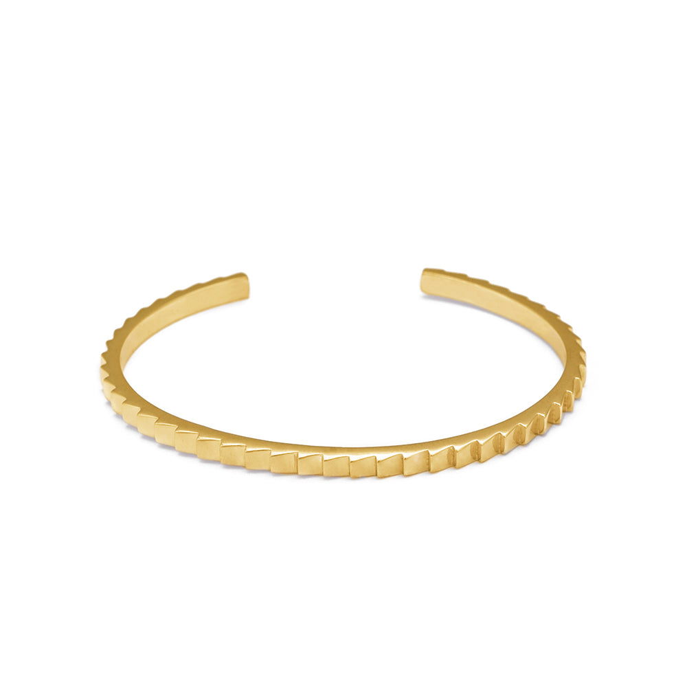 Layers Bangle in Gold