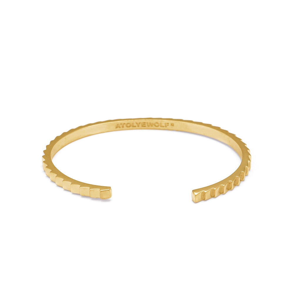 Layers Bangle in Gold