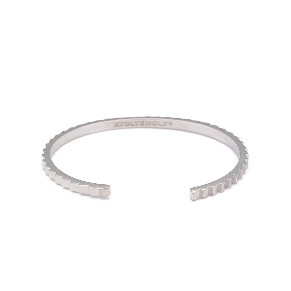 Layers Bangle in Silver