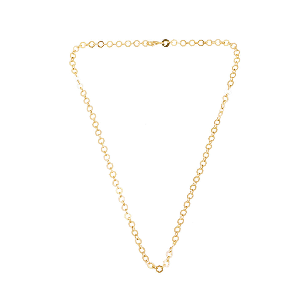 Oksit Siyah Küçük Tabak Kolye