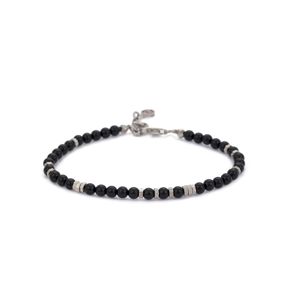 Onyx Bracelet in Silver