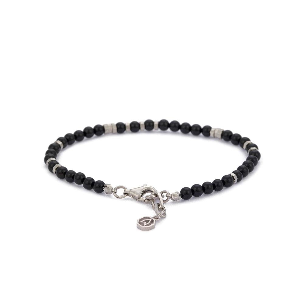 Onyx Bracelet in Silver