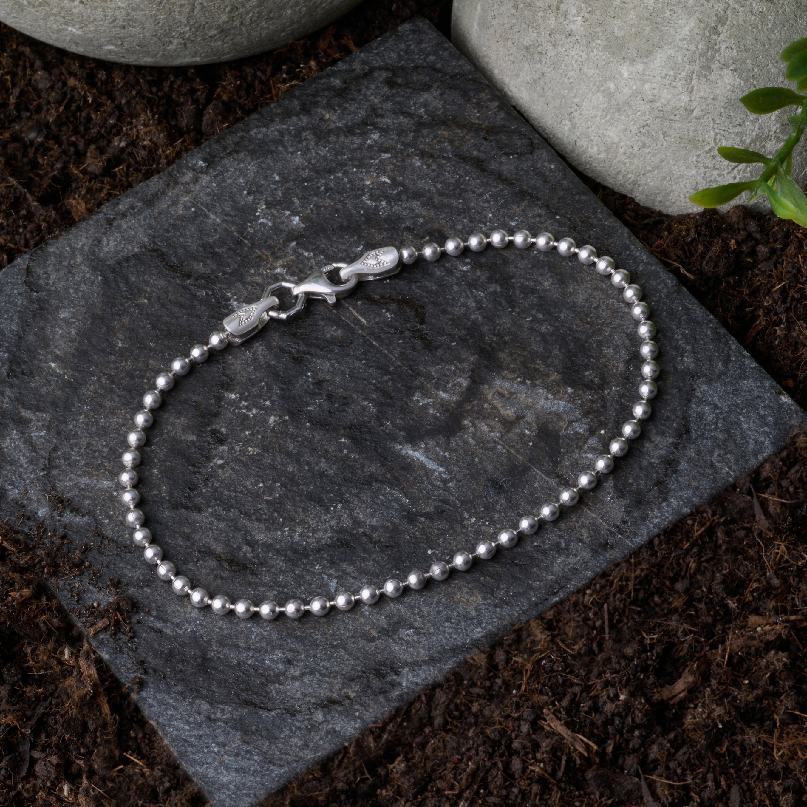 Ball Bracelet in Silver