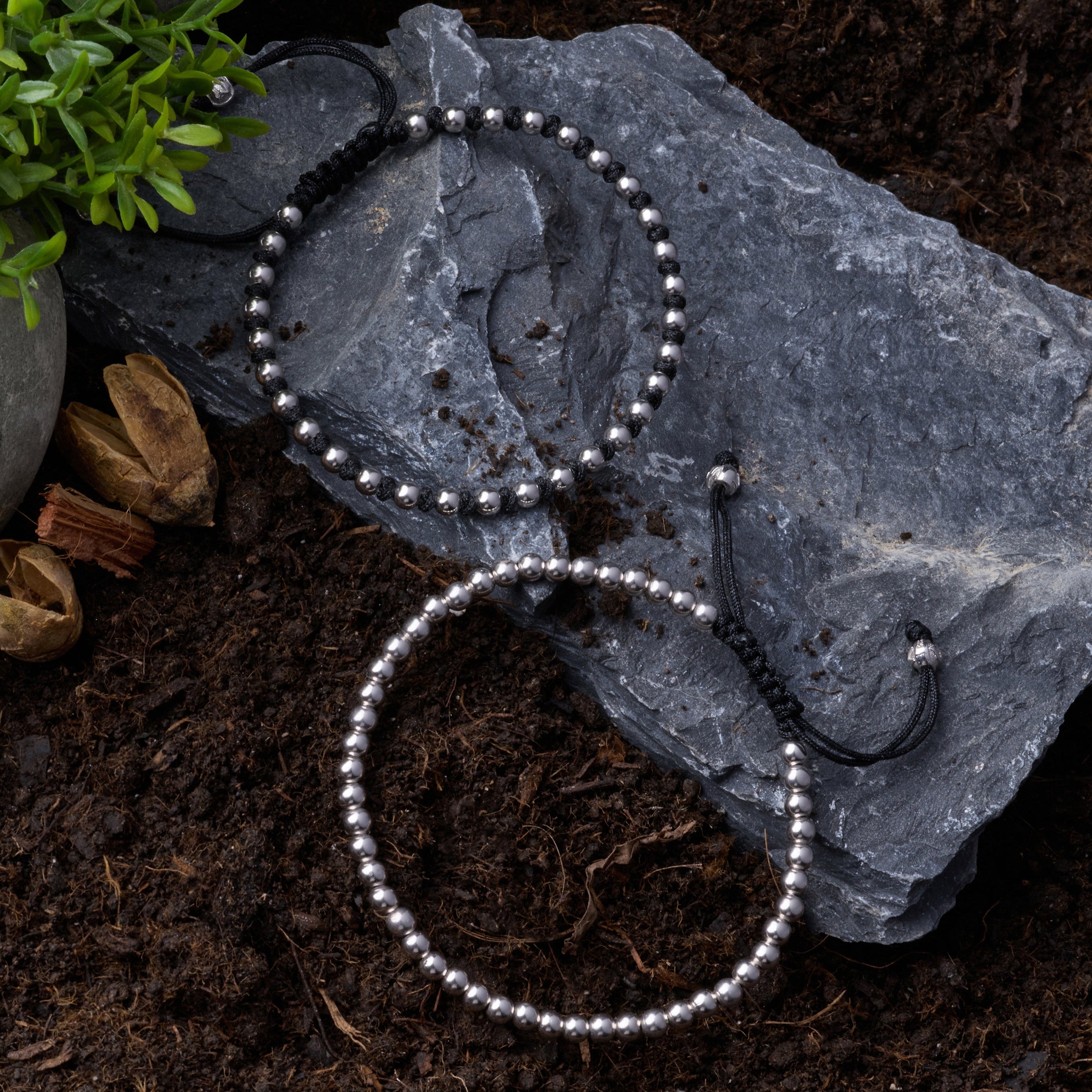 Basic Balls Bracelet in Silver