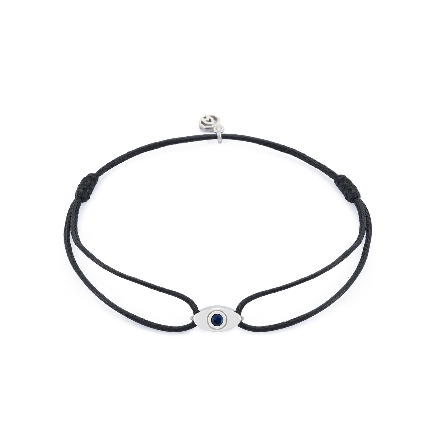 Blue Eye Bracelet in Silver