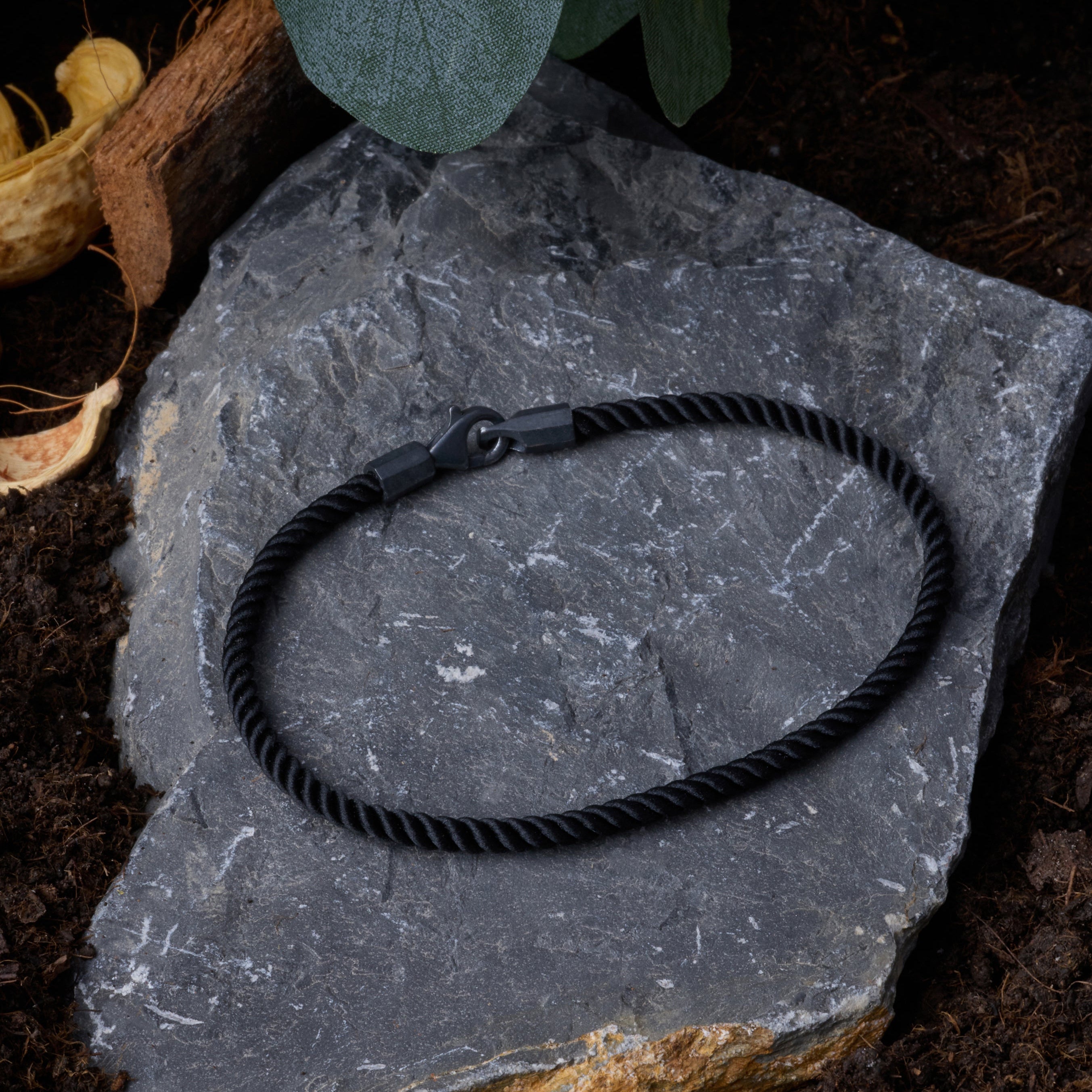 Black Milan Bracelet in Oxide