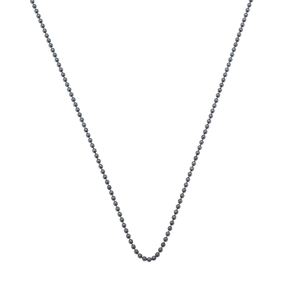 Ball Necklace in Oxide