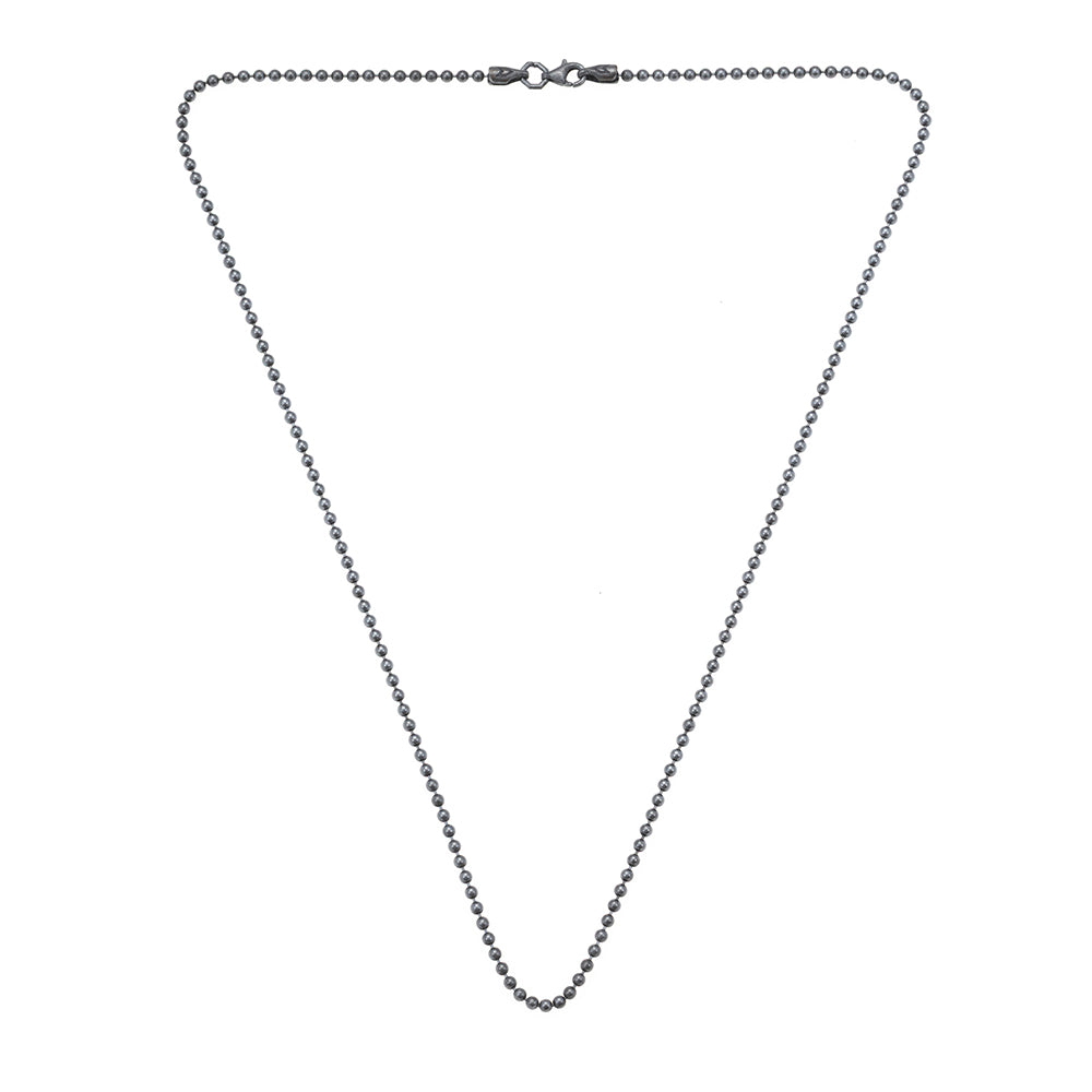 Ball Necklace in Oxide