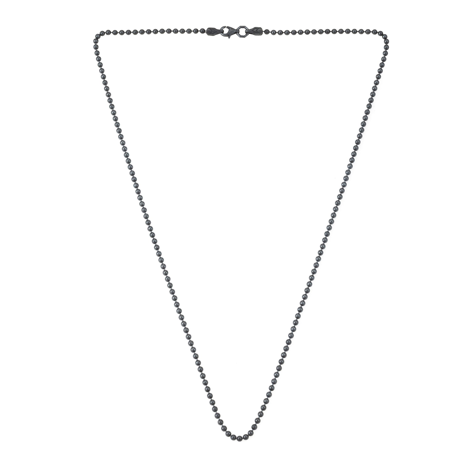 Ball Necklace in Oxide