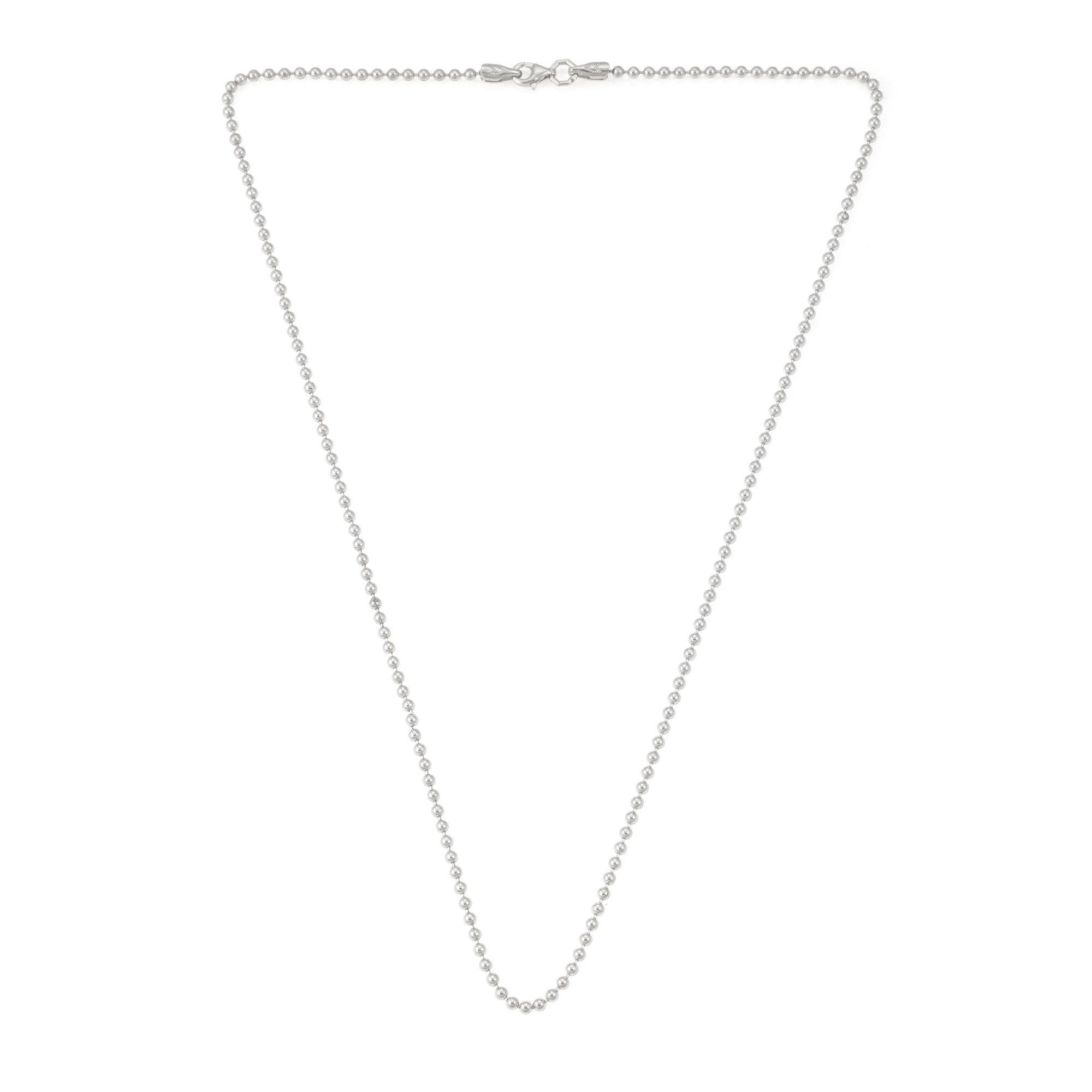 Ball Necklace in Silver