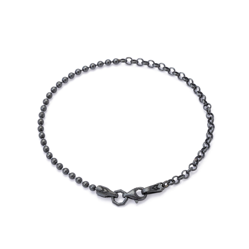 Ball Rolo Bracelet in Oxide