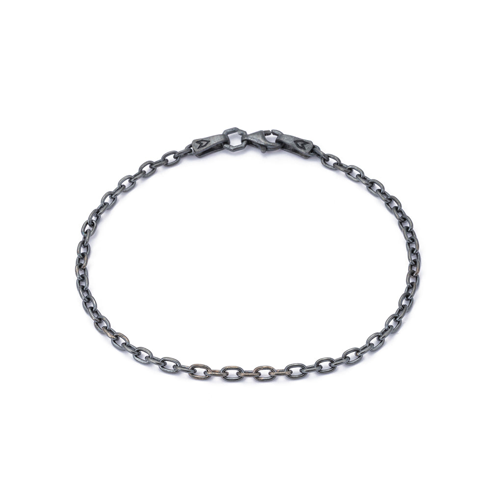 Cable Bracelet in Oxide