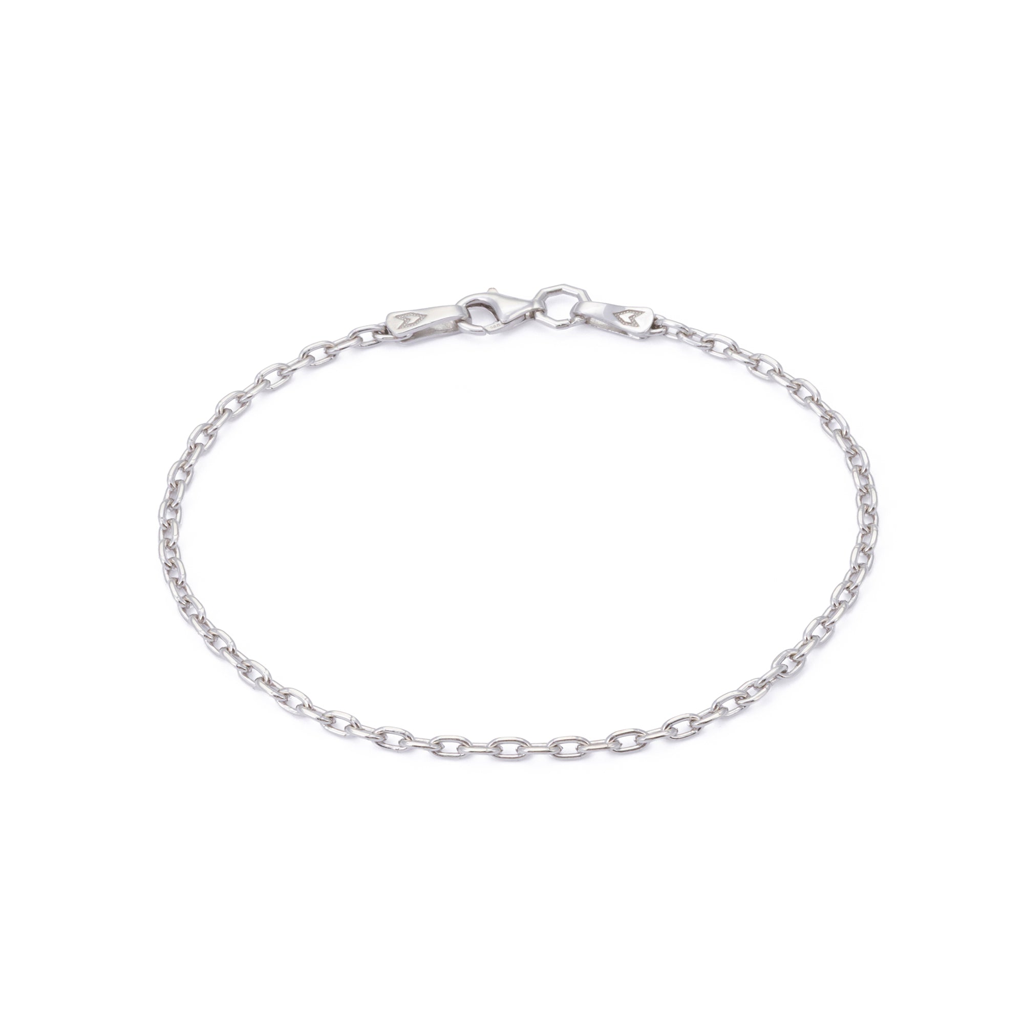 Cable Bracelet in Silver