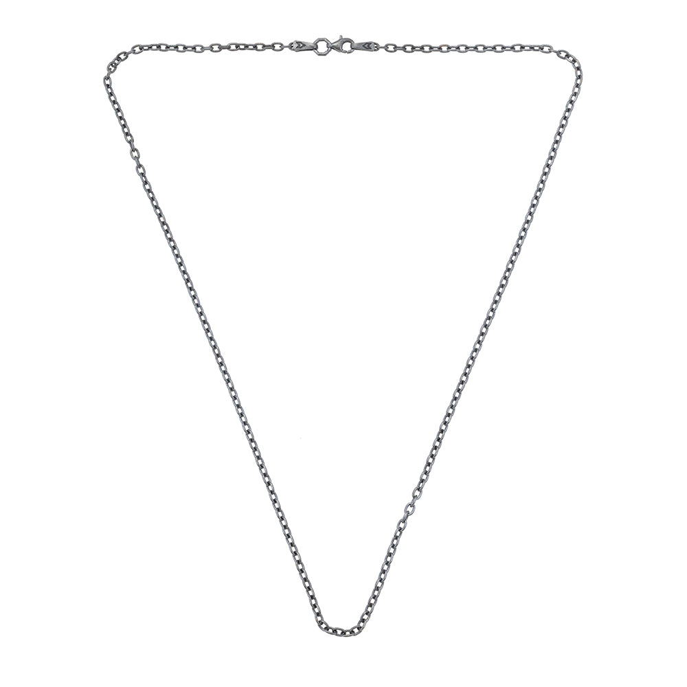 Cable Necklace in Oxide