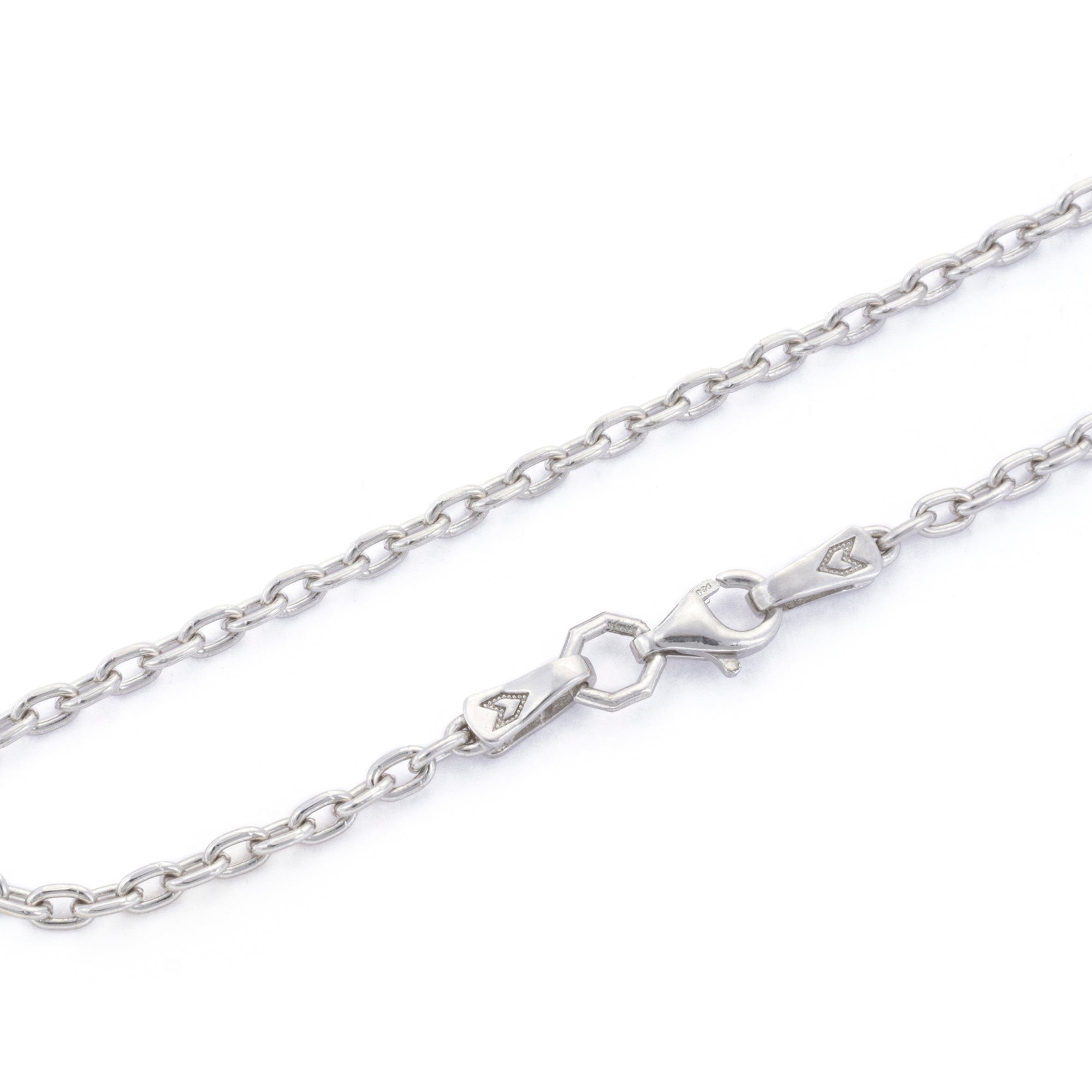 Cable Necklace in Silver