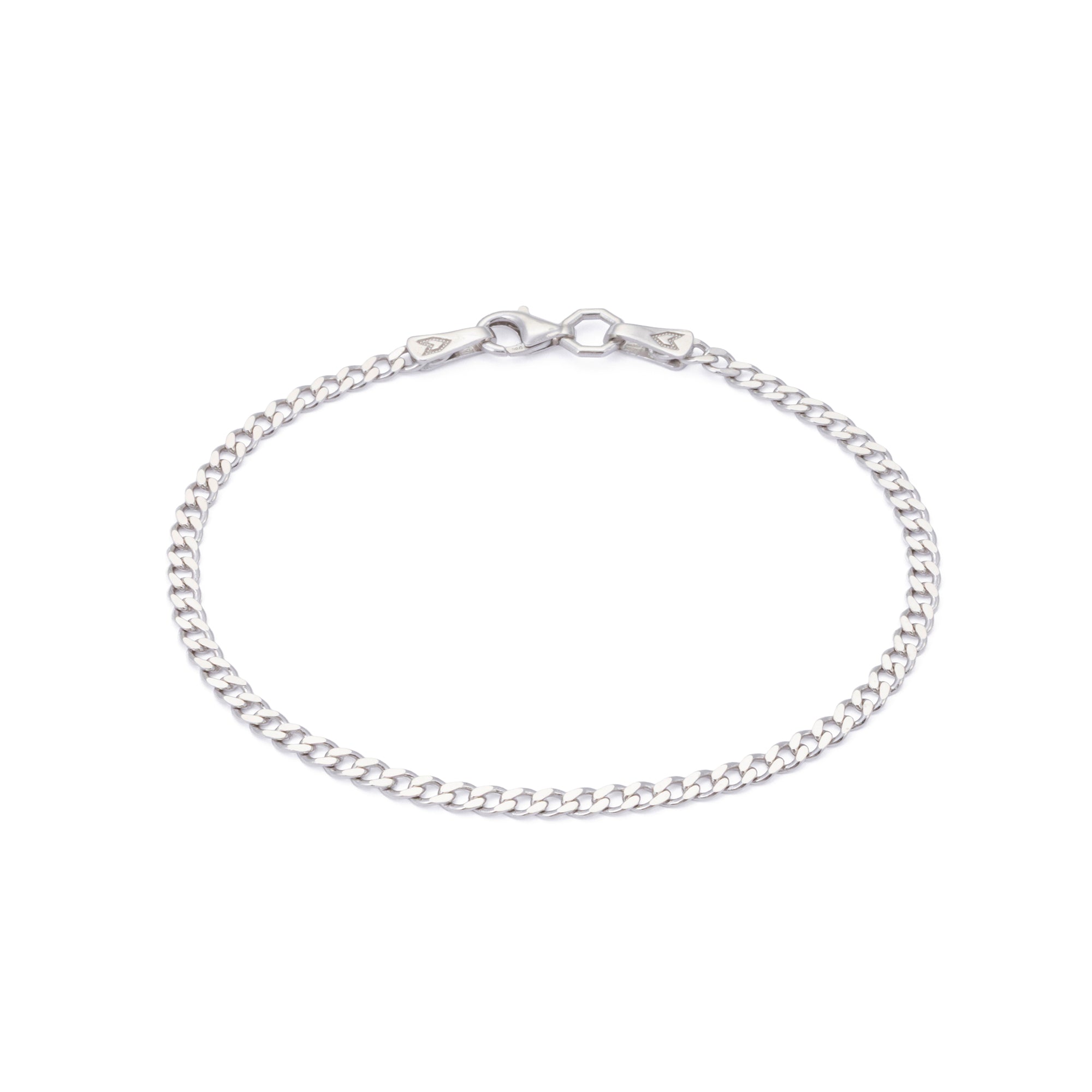 Curb Bracelet in Silver