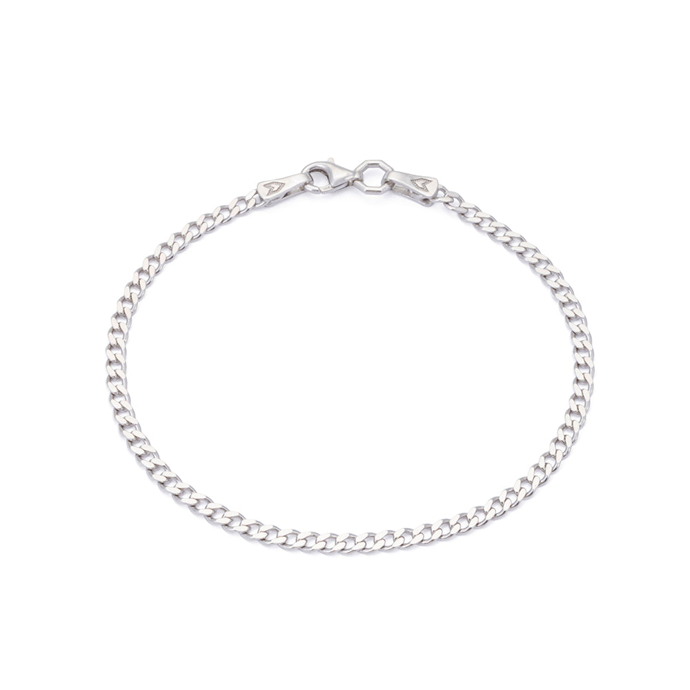 Curb Bracelet in Silver